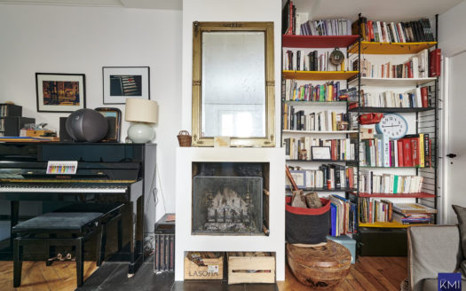 PERE LACHAISE -3 pièces en parfait état avec TERRASSE+CAVE.