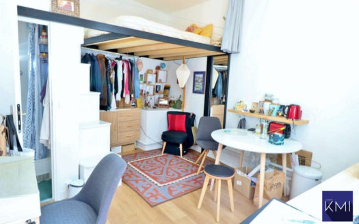 Studio + Mezzanine+ Balcon