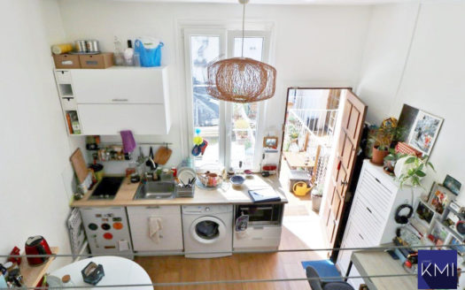 Studio + Mezzanine+ Balcon