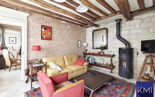 PARMENTIER – 2 pièces type maison + cave