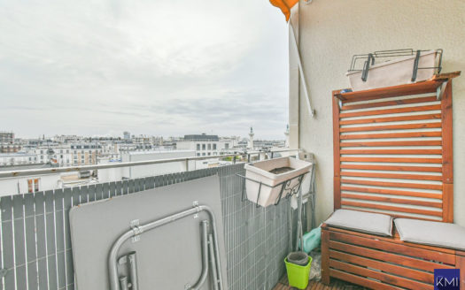 3pièces- étage élevé- place de la nation