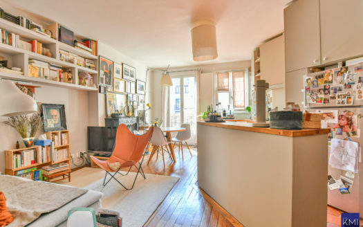 3 pièces traversant+cave